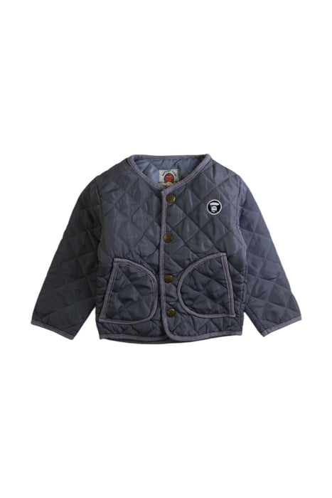 A Blue Puffer/Quilted Coats & Outerwear from BAPE KIDS in size 12-18M for girl. (Front View)