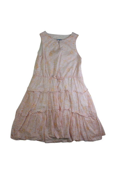 A Peach Sleeveless Dresses from Jacadi in size 3T for girl. (Front View)