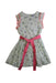 A Pink Sleeveless Dresses from Petit Bateau in size 5T for girl. (Front View)