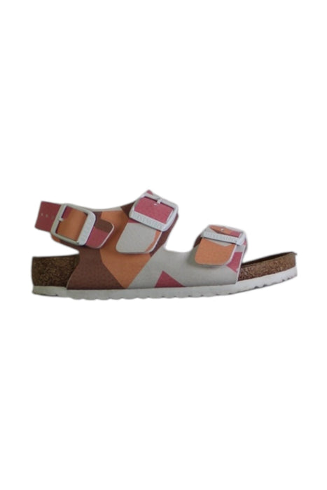 A Multicolor Sandals from Birkenstock in size 4T for girl. (Front View)
