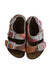 A Multicolor Sandals from Birkenstock in size 4T for girl. (Back View)