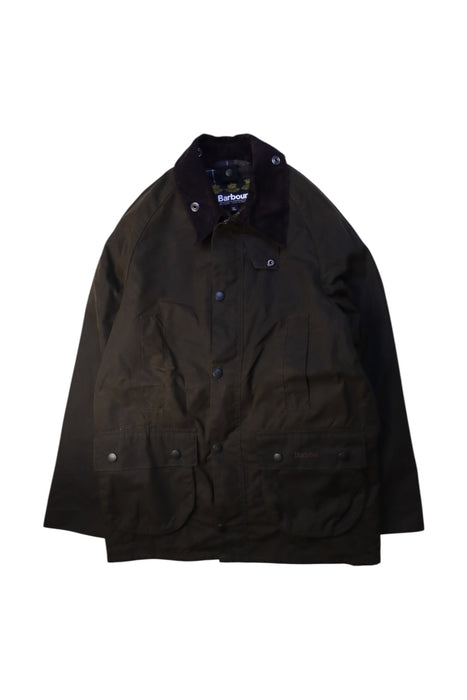 A Brown Coats from Barbour in size 14Y for boy. (Front View)