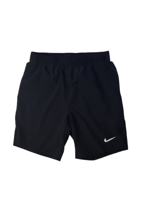 A Black Shorts from Nike in size 12Y for boy. (Front View)
