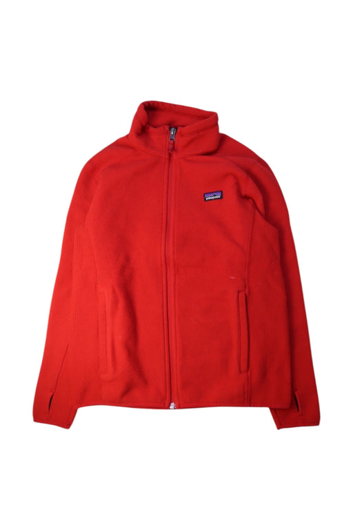 A Red Lightweight Jackets from Patagonia in size 14Y for neutral. (Front View)