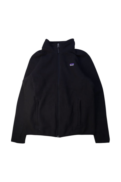 A Black Zippered Sweatshirts from Patagonia in size 14Y for neutral. (Front View)