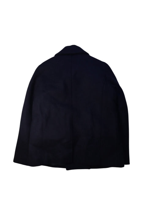 A Black Coats from Crewcuts in size 12Y for boy. (Back View)