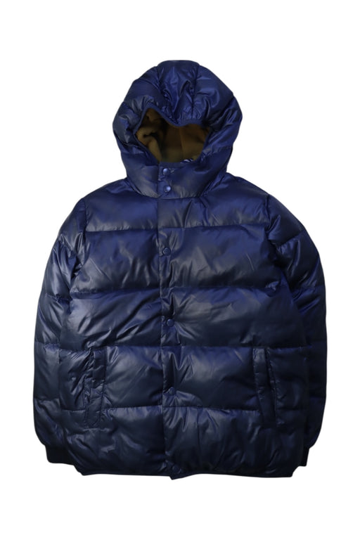 A Blue Puffer/Quilted Coats & Outerwear from Crewcuts in size 12Y for boy. (Front View)