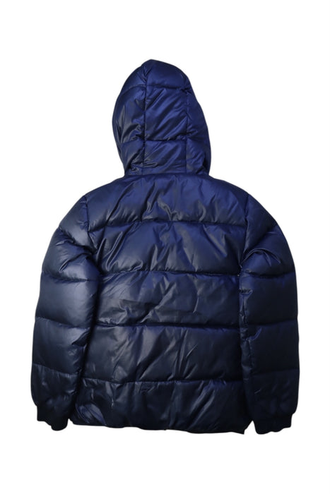 A Blue Puffer/Quilted Coats & Outerwear from Crewcuts in size 12Y for boy. (Back View)