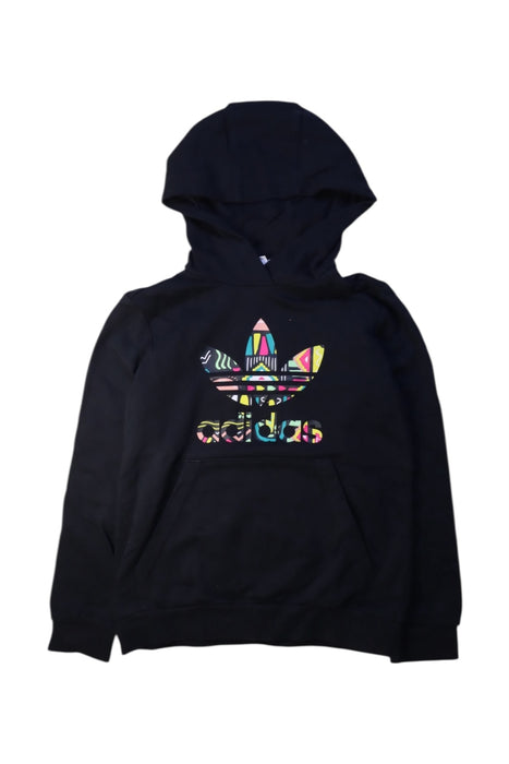 A Multicolour Hooded Sweatshirts from Adidas in size 9Y for neutral. (Front View)