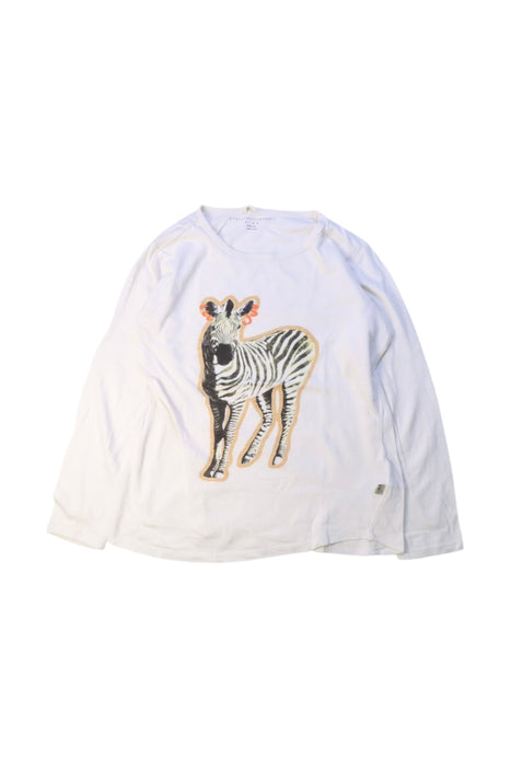 A White Long Sleeve T Shirts from Stella McCartney in size 8Y for girl. (Front View)