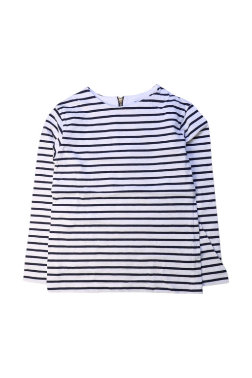 A White Long Sleeve Tops from Jacadi in size 8Y for girl. (Front View)