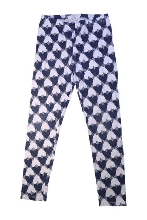 A Blue Leggings from Crewcuts in size 10Y for girl. (Front View)