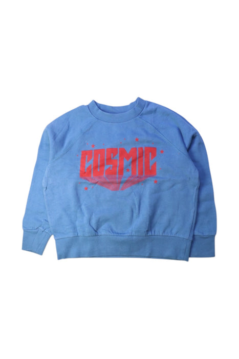 A Blue Crewneck Sweatshirts from Indee in size 8Y for boy. (Front View)