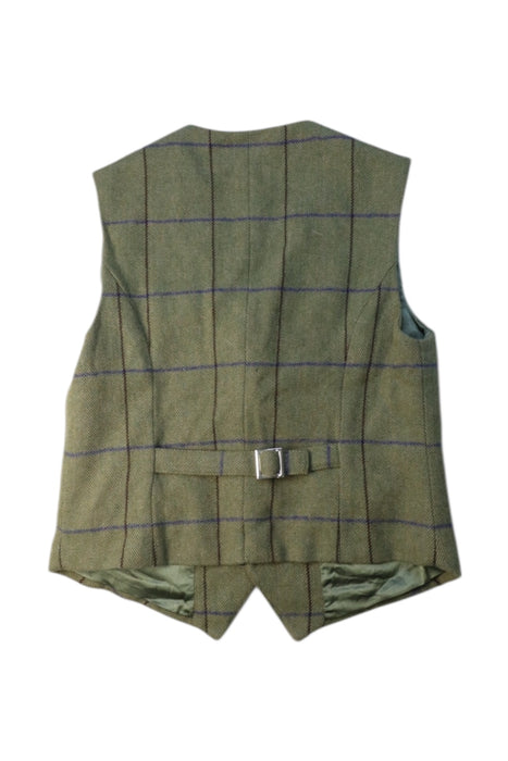 A Green Suit Vests from Nicholas & Bears in size 10Y for boy. (Back View)