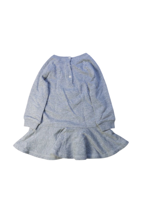 A Grey Long Sleeve Dresses from Ralph Lauren in size 6-12M for girl. (Back View)