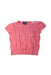 A Pink Short Sleeve Tops from Polo Ralph Lauren in size 3T for girl. (Front View)