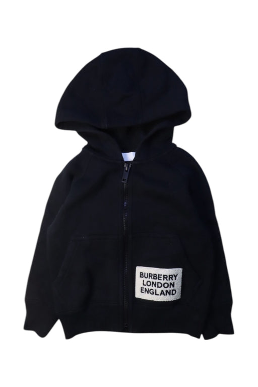 A Black Hooded Sweatshirts from Burberry in size 3T for neutral. (Front View)