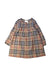A Multicolour Long Sleeve Dresses from Burberry in size 12-18M for girl. (Front View)