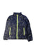 A Navy Puffer/Quilted Jackets from Moody Tiger in size 5T for boy. (Front View)
