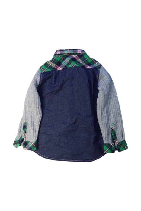 A Multicolour Long Sleeve Shirts from Kladskap in size 4T for boy. (Back View)