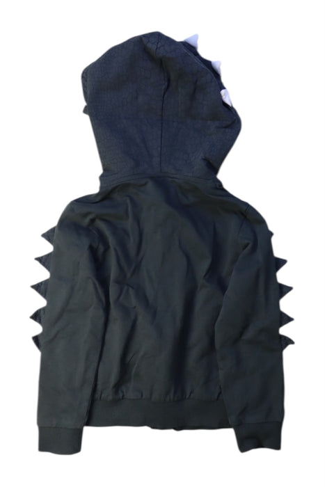 A Black Lightweight Jackets from Monsoon in size 5T for boy. (Back View)