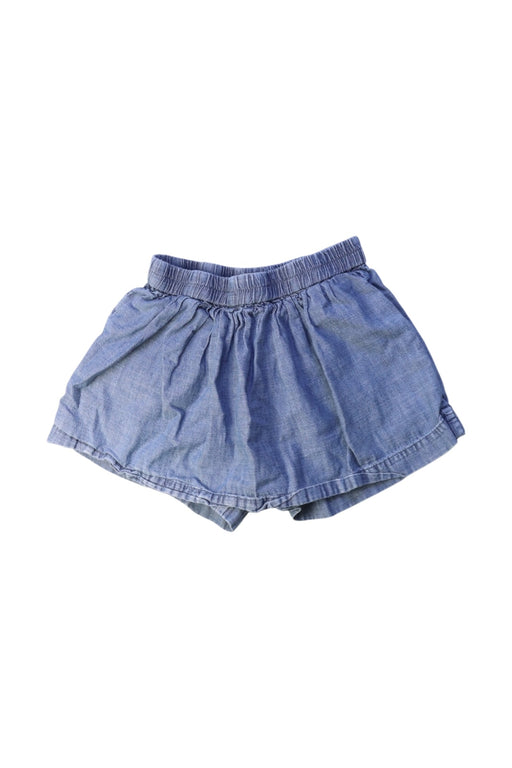 A Blue Shorts from Crewcuts in size 6T for girl. (Front View)