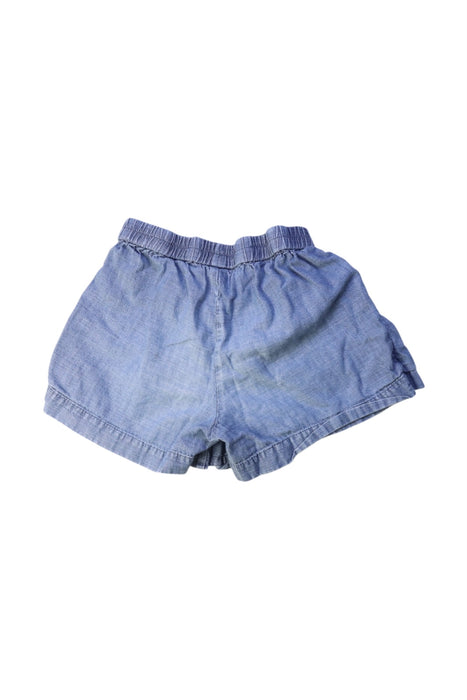 A Blue Shorts from Crewcuts in size 6T for girl. (Back View)