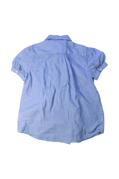 A Blue Short Sleeve Shirts from Polo Ralph Lauren in size 6T for girl. (Back View)