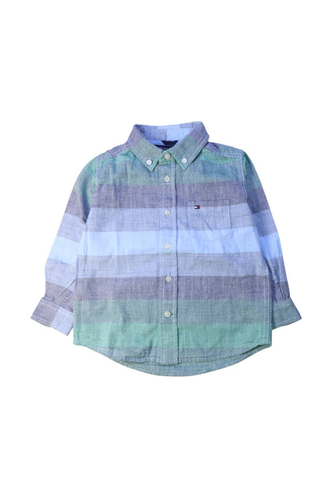 A Multicolour Long Sleeve Shirts from Tommy Hilfiger in size 2T for boy. (Front View)