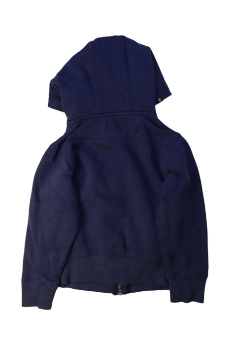 A Navy Hooded Sweatshirts from Quiksilver in size 4T for neutral. (Back View)
