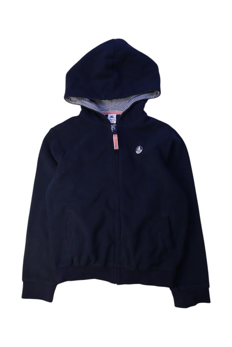 A Navy Lightweight Jackets from Petit Bateau in size 8Y for boy. (Front View)