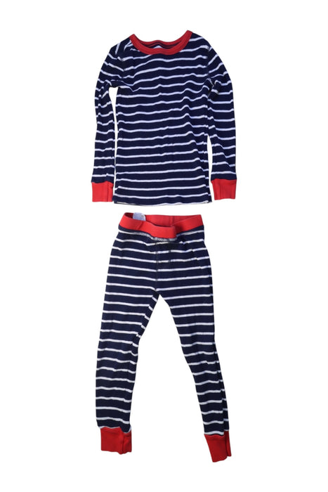 A Navy Pyjama Sets from Crewcuts in size 4T for boy. (Front View)