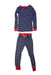 A Navy Pyjama Sets from Crewcuts in size 4T for boy. (Front View)