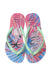 A Multicolour Flip Flops from Havaianas in size 5T for girl. (Back View)