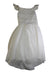A White Sleeveless Dresses from Lipsy London in size 7Y for girl. (Front View)