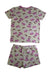 A Pink Pyjama Sets from Peter Alexander in size 6T for girl. (Back View)