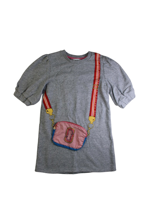 A Grey Short Sleeve Dresses from The Marc Jacobs in size 8Y for girl. (Front View)