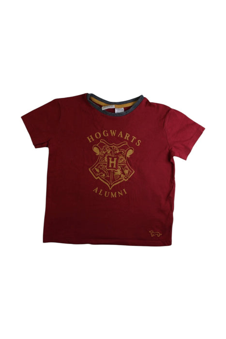 A Red Short Sleeve T Shirts from Peter Alexander in size 3T for boy. (Front View)