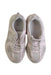 A White Sneakers from New Balance in size 5T for girl. (Back View)