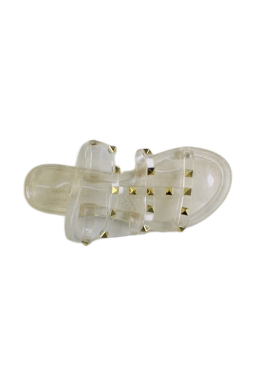 A Transparent Sandals from Tahari in size 7Y for girl. (Front View)