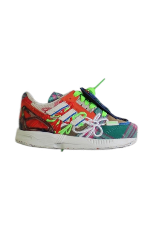 A Multicolour Sneakers from Adidas in size 3T for girl. (Front View)
