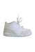 A White Sneakers from Air Jordan in size 3T for boy. (Front View)