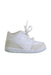 A White Sneakers from Air Jordan in size 3T for boy. (Front View)