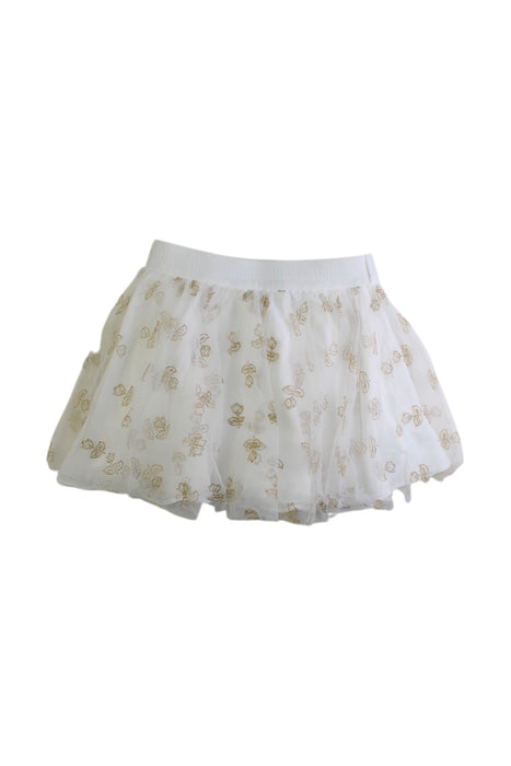 A White Tulle Skirts from Dior in size 5T for girl. (Front View)
