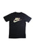 A Black Short Sleeve T Shirts from Nike in size 8Y for neutral. (Front View)