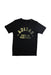 A Black Short Sleeve T Shirts from Adidas in size 10Y for boy. (Front View)