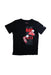 A Black Short Sleeve T Shirts from Air Jordan in size 10Y for boy. (Front View)