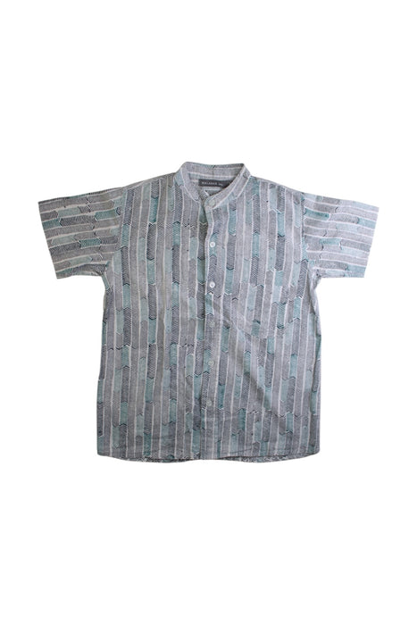 A Grey Short Sleeve Shirts from Malabar Baby in size 8Y for boy. (Front View)