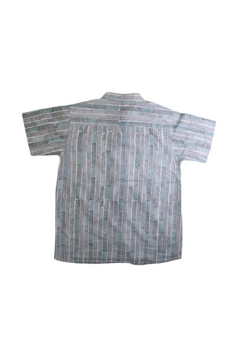A Grey Short Sleeve Shirts from Malabar Baby in size 8Y for boy. (Back View)