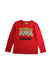 A Red Long Sleeve Shirts from Moschino in size 5T for neutral. (Front View)